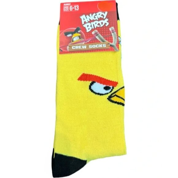 *3/$15* Mens Angry Birds Chuck Socks - Picture 1 of 2